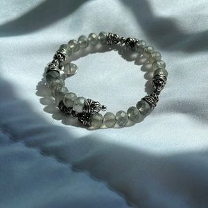 Alex and Ani Silver and Grey Adjustable Bracelet